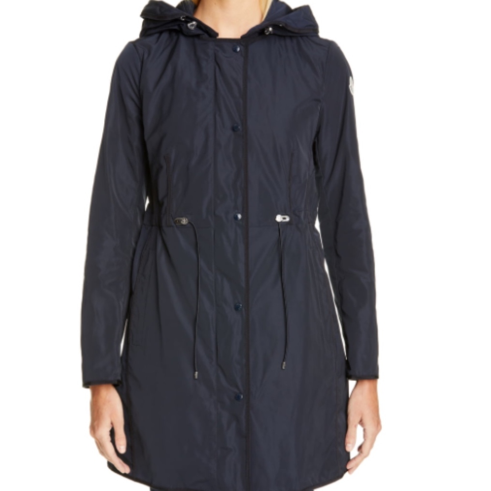 Moncler Raincoat Navy